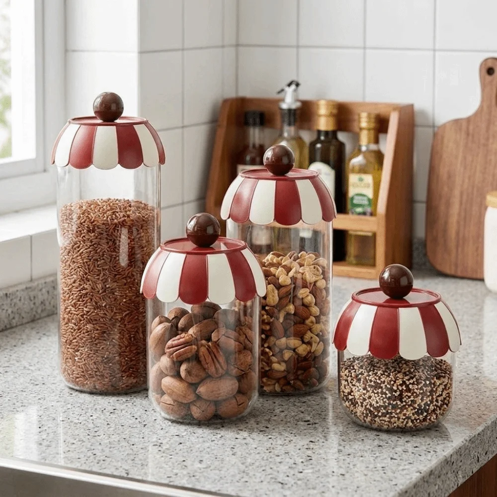 Plastic Grain Storage Box Transparent Moisture-Proof Spaghetti Storage Container Sealed Insect Proof Pasta Storage Box