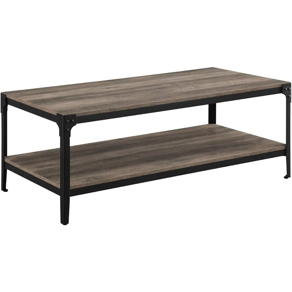 

Nesting Coffee Table Marble Declan Urban Industrial Angle Iron and Wood Coffee Table Grey Wash 46 Inch End Tables Basses Coffe