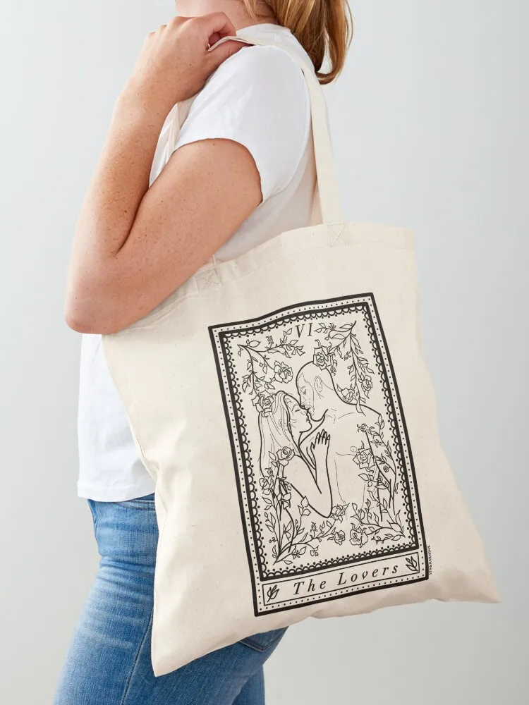 

The Lovers Tarot Card pt 2 Tote Bag Cloth bag Eco bag Candy bags luxury women