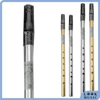 LOOK C Key & D Key Standard Penny Tin Whistle Irish Whistle 6 -Holed Flute For Beginners Whistler Aluminum Alloy Whistle Flute