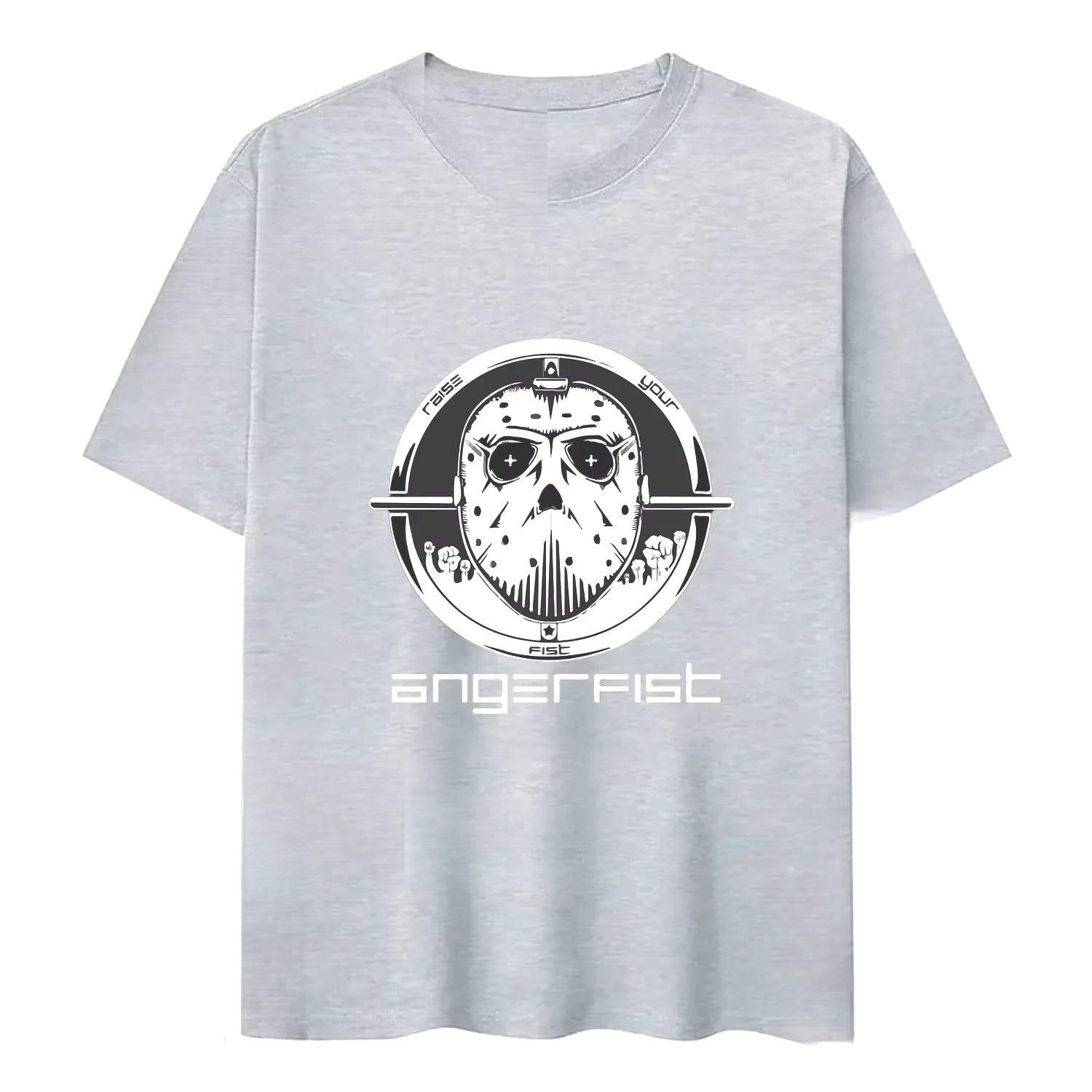 Summer Fashion Angerfist 100% Cotton Men Tshirt HARDCORE TECHNO MAINSTREAM GABBA Women T-shirt Dutch Gabber Music Oversized Tops image 5
