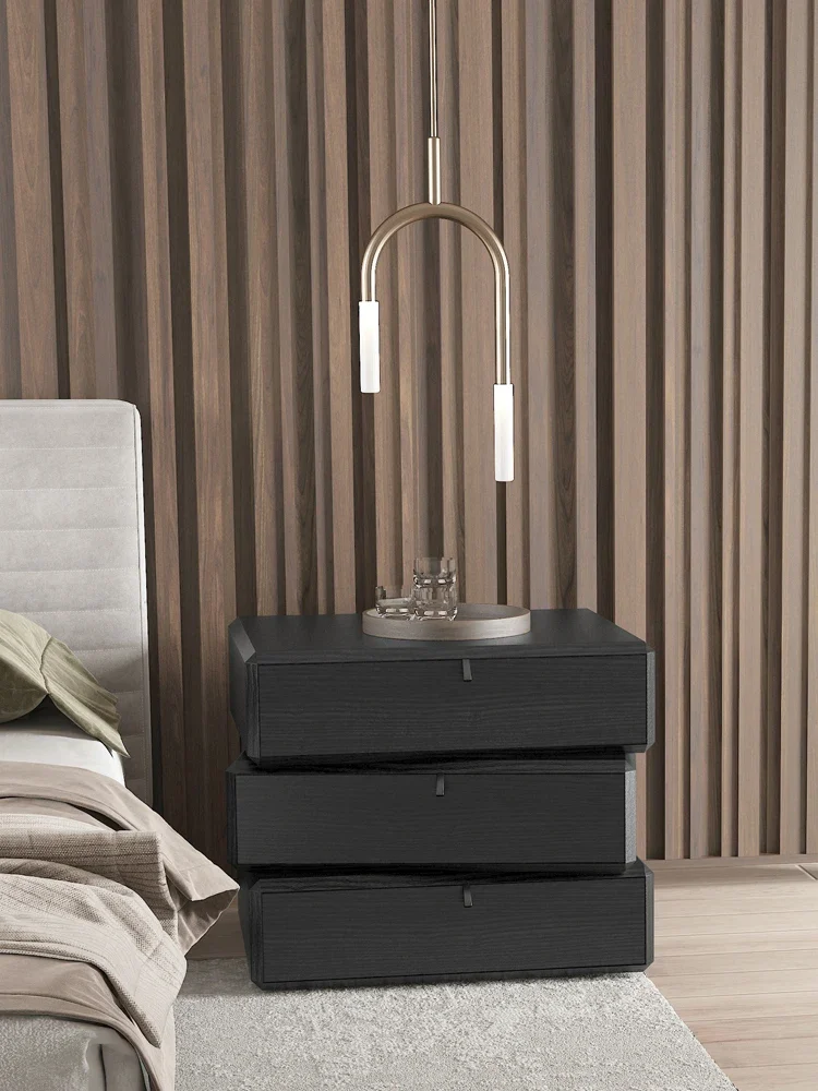 

Custom: Italian minimalist rotatable bedside table