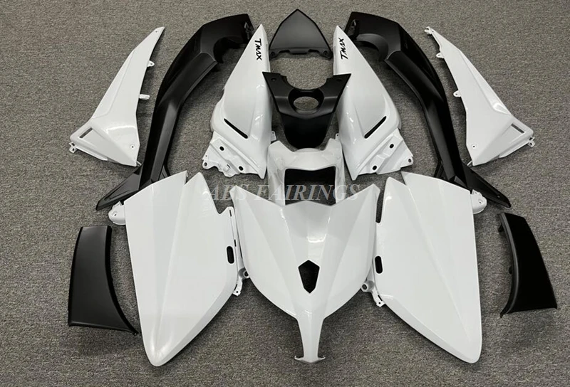 Injection Mold New ABS Bike Fairings Kit Fit for YAMAHA Tmax 530 2012 2013 2014 12 13 14 Bodywork Set Custom White