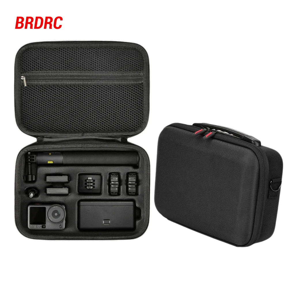 

BRDRC Carrying Case for DJI OSMO Action 6 Accessories Protective Storage Case Camera Portable Travel Bag Large