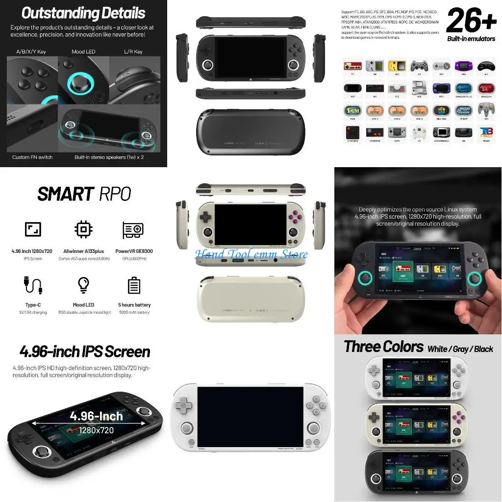 

H37F Retro Arcade Gaming Console for Smart Game Player 64G/128G/256G