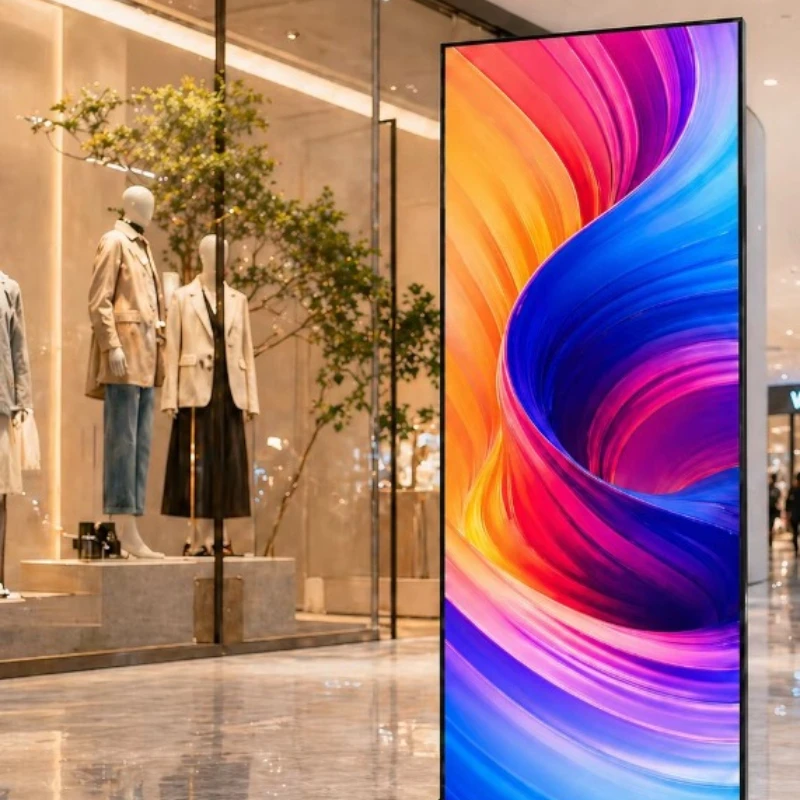 

ODM HDR10 High Bright LED Poster Totem Indoor Custom Resolution Digital Signage