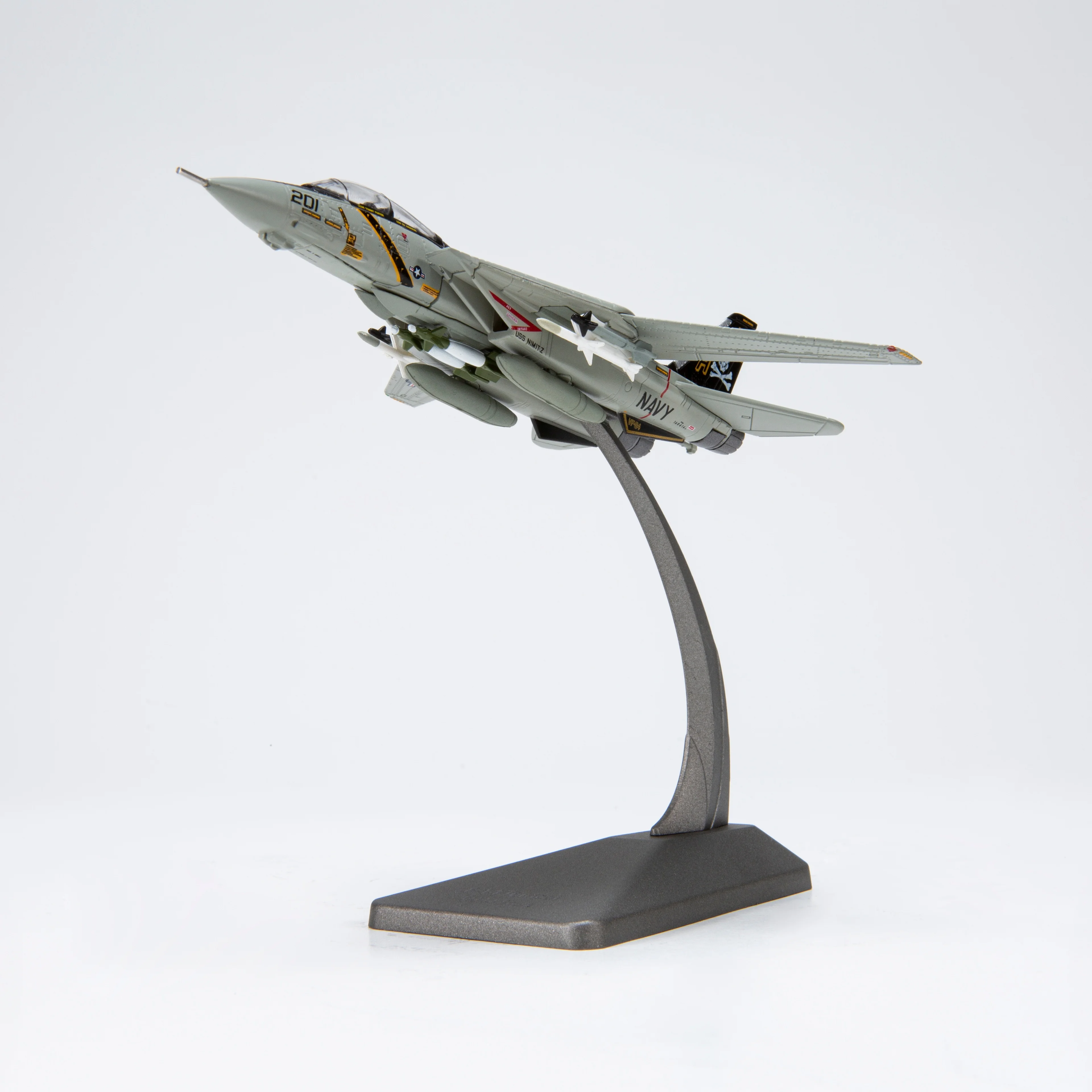 1:144 Scale F14 Fighter Alloy Mode  Aircraft Model (including base)  Collection Gift Creative Gift