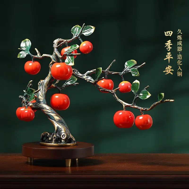 Apple Tree Ornament Entrance Living Room Decor Wedding New House Housewarming Gift