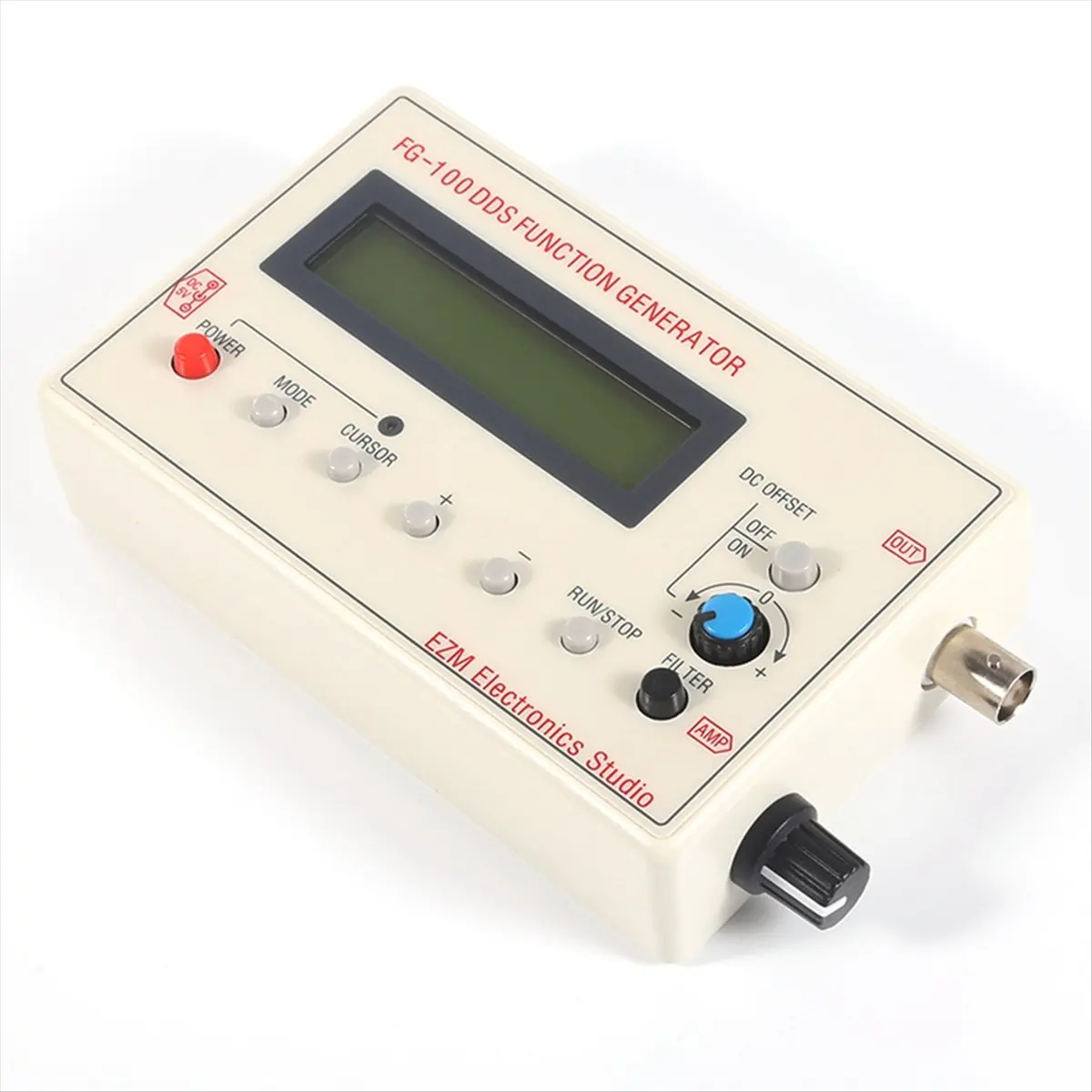ABGN DDS Function Signal Generator Function Signal Generator FG-100 1HZ-500KHZ Multi-Functional Frequency Oscilloscope