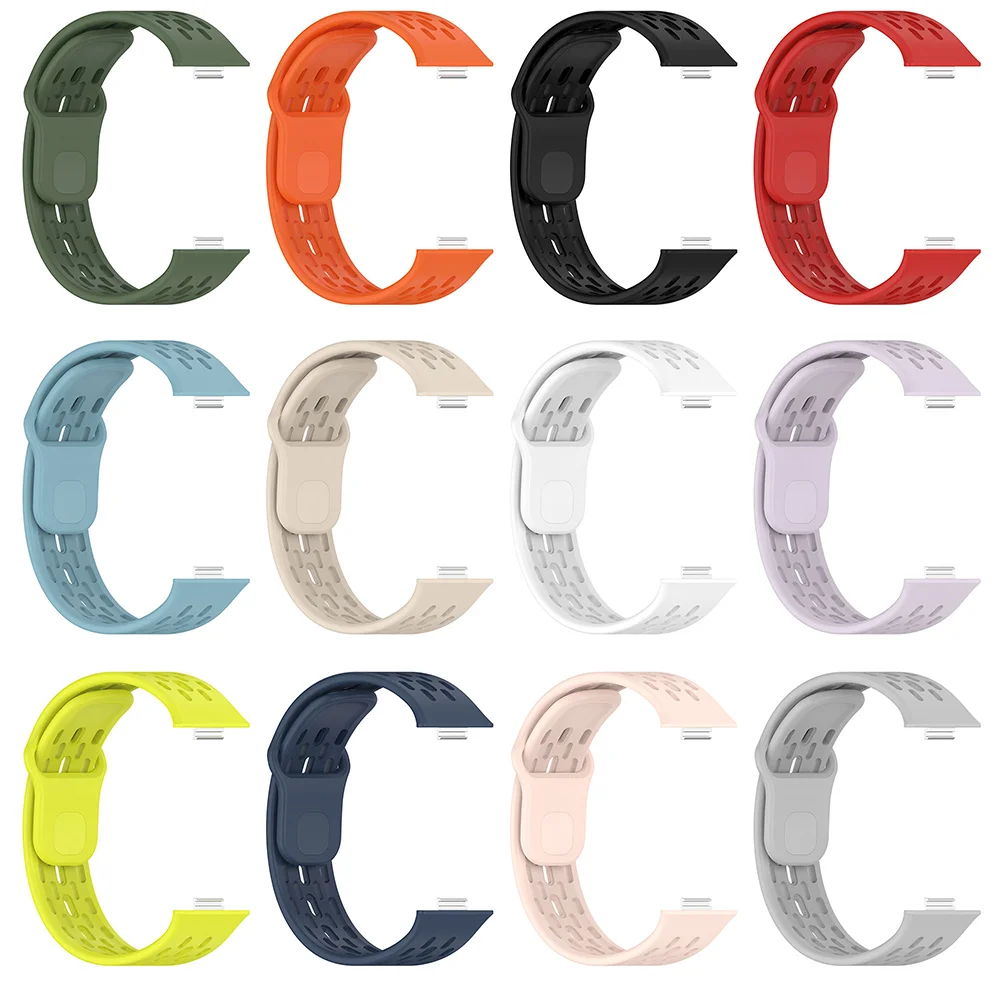 Breathable Silicone Bands For Huawei Watch Fit 5 Pro/4 Pro Sport Bracelet Correa Huawei Watch Fit 5 4 3 Strap Watch Accessories