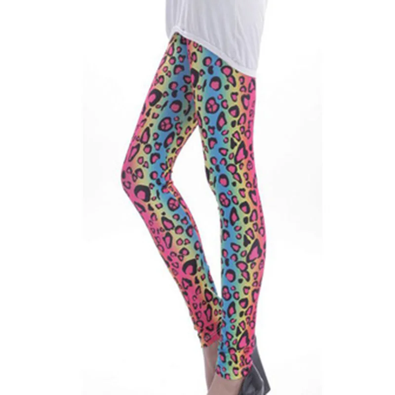 Mallas estampadas con estampado Animal, con nueve pantalones recortados, levanta las caderas, cuerpo delgado, absorbe el sudor y previene la suciedad