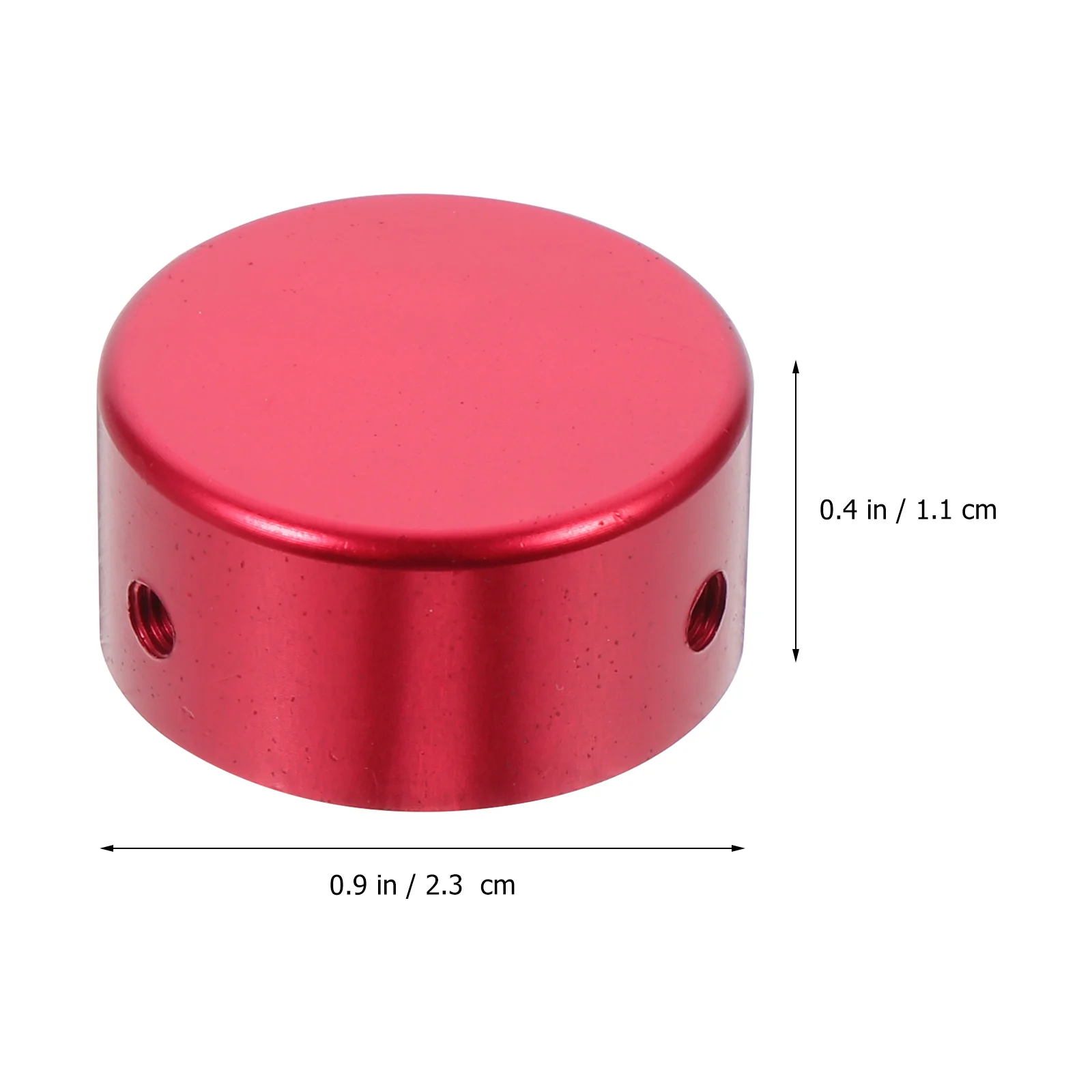 

Metal Pedal Finger Protectors Guitar Button Caps Effects Footswitch Topper Red Board