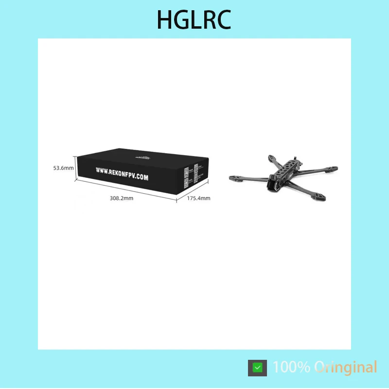 HGLRC Rekon8 PRO 8-inch FPV Long Range Frame, Compatible with DJI O4