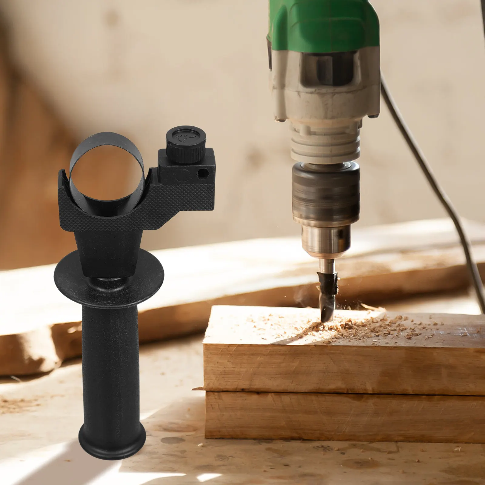 

Electric Hammer Side Grip Handle Replaceable Impact Drill Front Handle Grip Tool Ergonomic Design Easy Installation Home