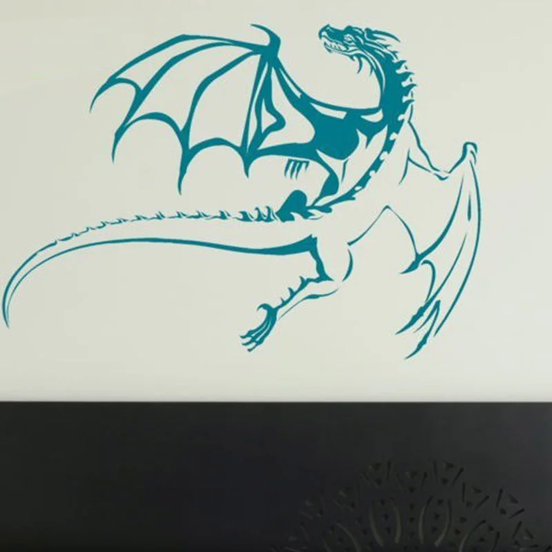 New Dragon Vinyl Removable Wall Stickers ,Wall Art Mural Home Decor 3D Wall Sticker For Kids Room