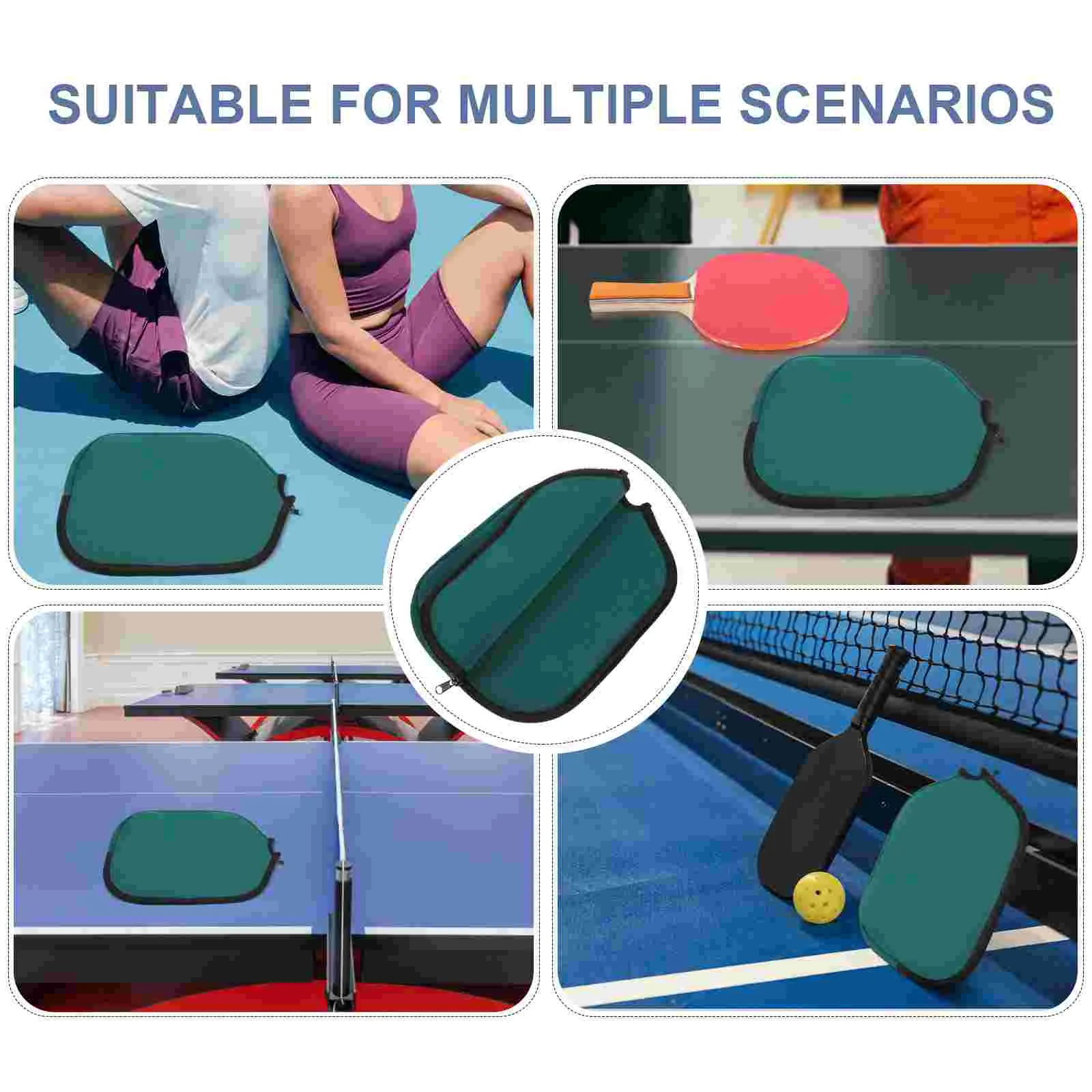 Racket Cover Reusable Storage Case Table Tennis Paddle Bag Bat Protection Pickleball Protective