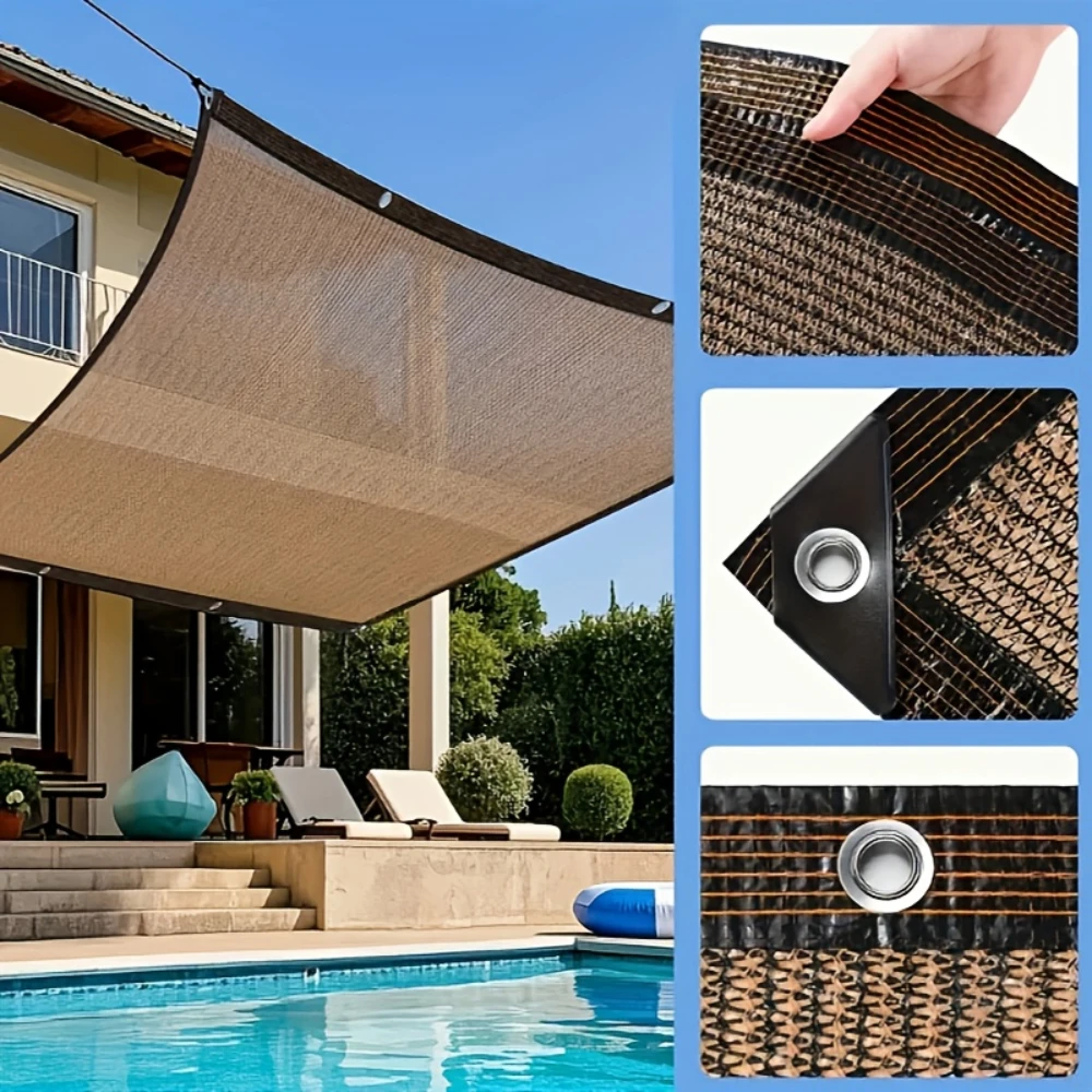Thickened Anti-Aging Outdoor Awning Suitable for Patios Gardens and Camping High Shading Rate for Plant Covers, Light Blocking