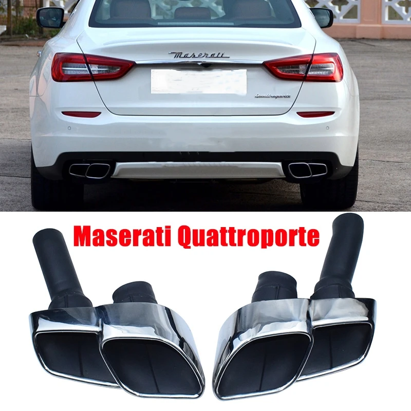 

For Maserati Quattroporte Exhaust Tail Pipe 2013-2021 3.0 Upgrade Maserati Quattroporte 3.8T GTS Maserati President Muffler Tip