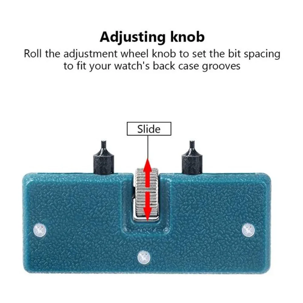 Table Repair Tool Portable Watch Back Case Cover Opener Opening Screw Wrench Repair Tool Kit Remover