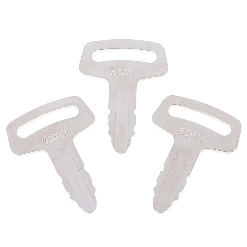 【F】1Pc 53630 Ignition Key for Kubota Thomas Wheel Loader Excavator RC101-53630