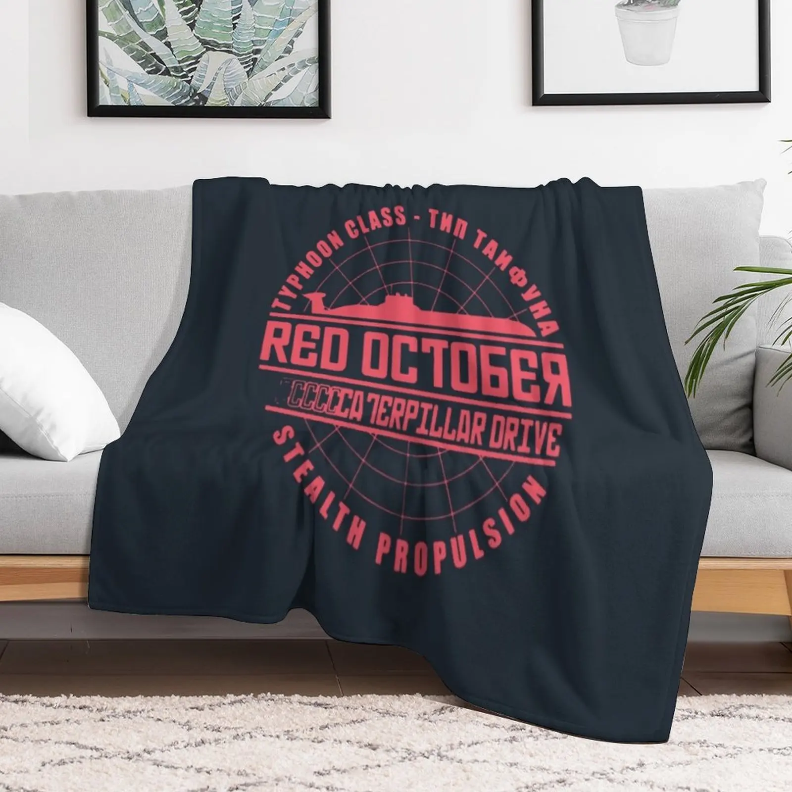 The Hunt For Red October Movie Themed Retro Hunt T Throw Blanket Flannels Soft Plaid For Sofa Thin Custom Blankets