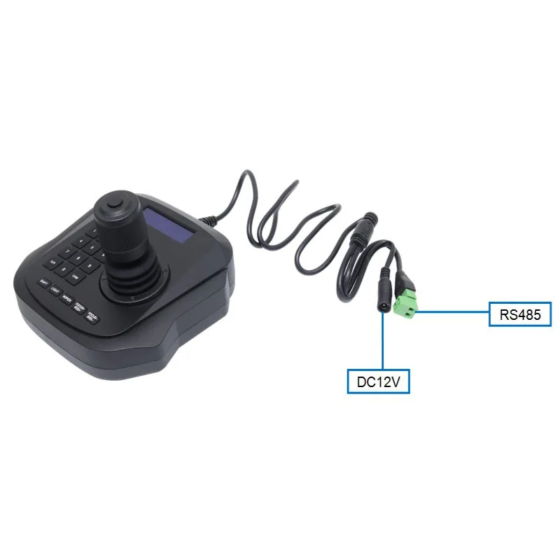 4D RS485 CCTV  PTZ and Decoder Keyboard Controller For Analog  Speed Dome Camera