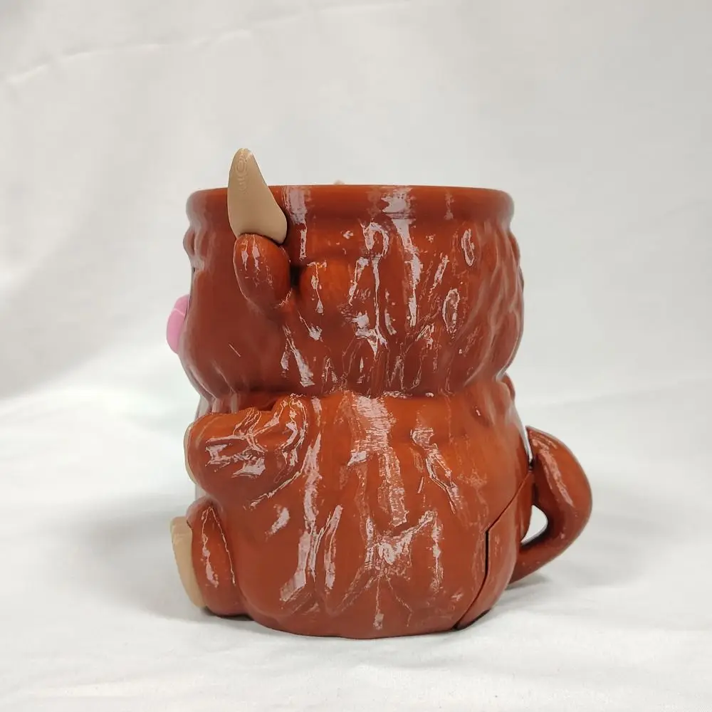 

Подставка для пинтов для мороженого Highland Cow, 3D-печать, герметичный держатель для мороженого, изолированная ручка для защиты от замерзания