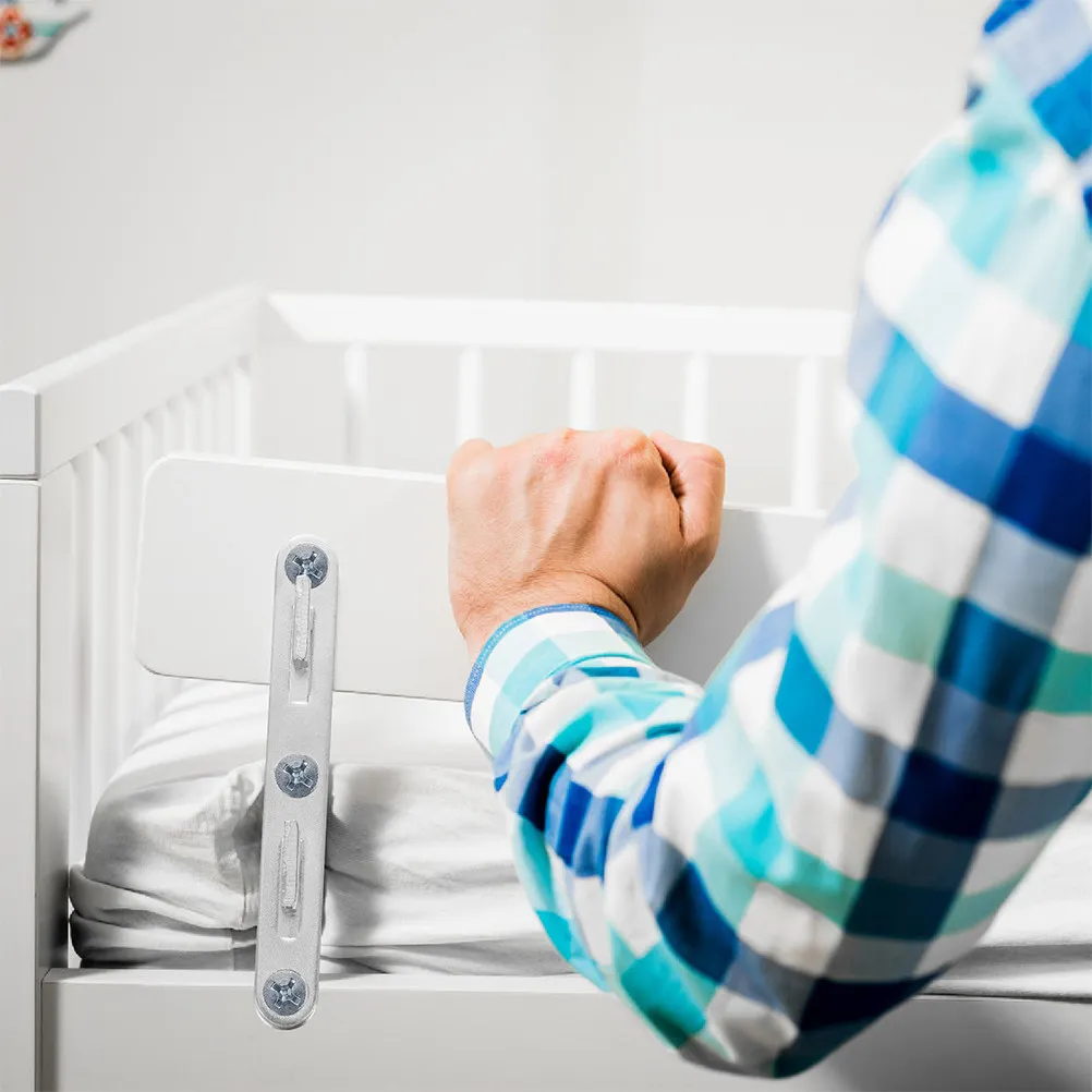 

6 комплектов соединительных фитингов для кроватных порогов, утолщенные железные петли-застежки, прочные кронштейны для каркаса кровати, металлические крепления для направляющих