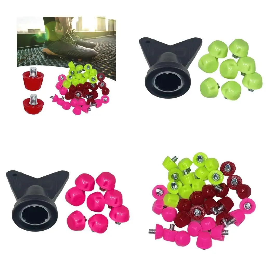 R6FE 12pcs พลาสติกเปลี่ยนแกน, studs studs football soccer studs แทน