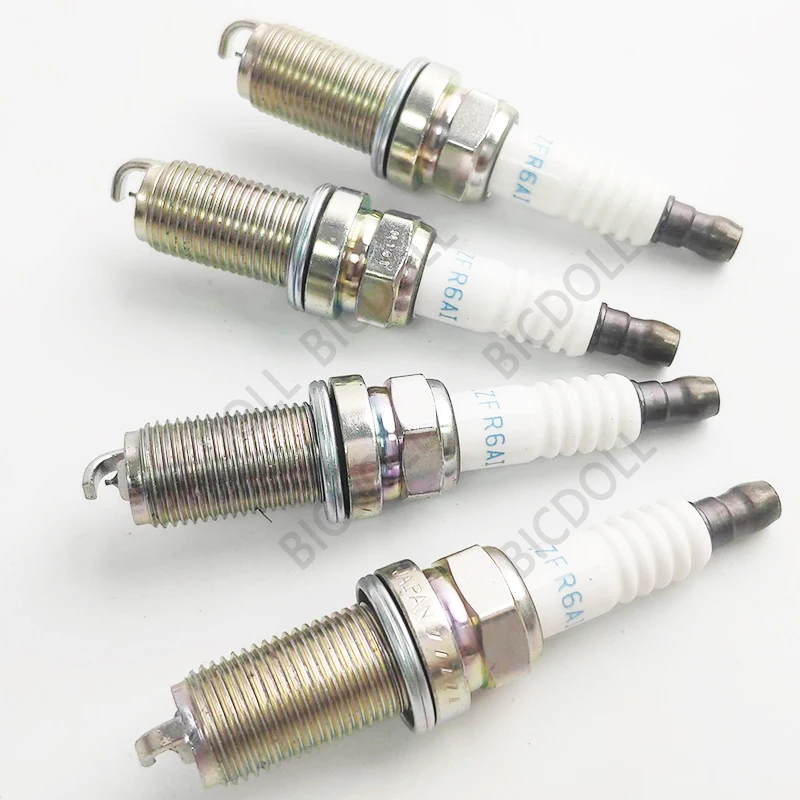 

4/6PCS MN158596 LZFR6AI Iridium Spark Plug for Mitsubishi Eclipse Galant Lancer Outlander 2.4L Auto Ignition Parts 2004-2012