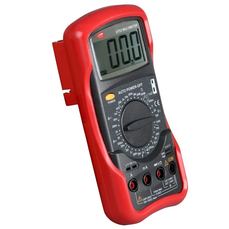 

UT53 digital multimeter high precision, intelligent anti-burn universal meter electrician multi-purpose voltmeter