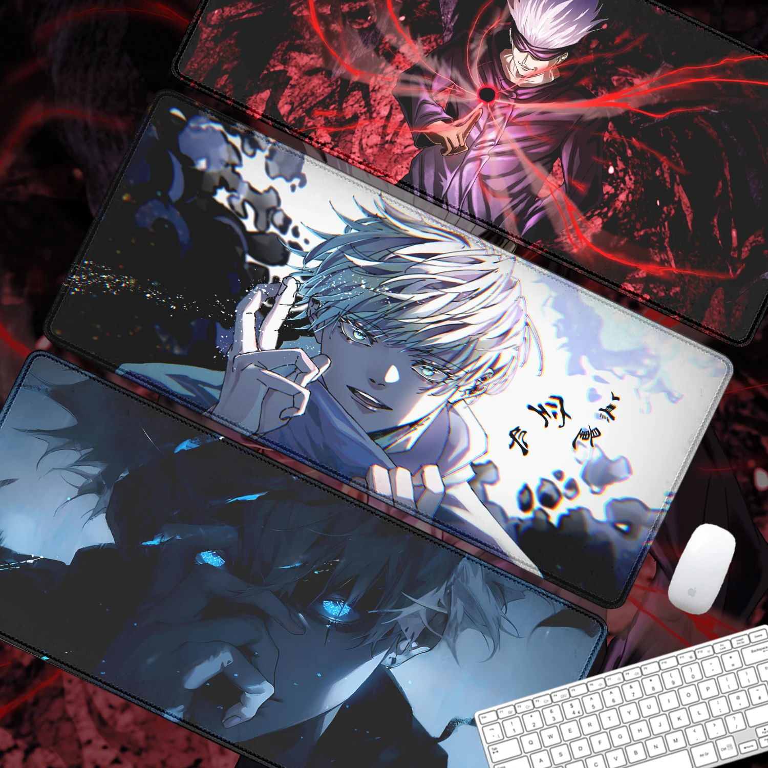 

Hot selling item Jujutsu Kaisen Table mat mouse pad HD High definition Desktop XXL Desktop Large game size accessories mouse pad