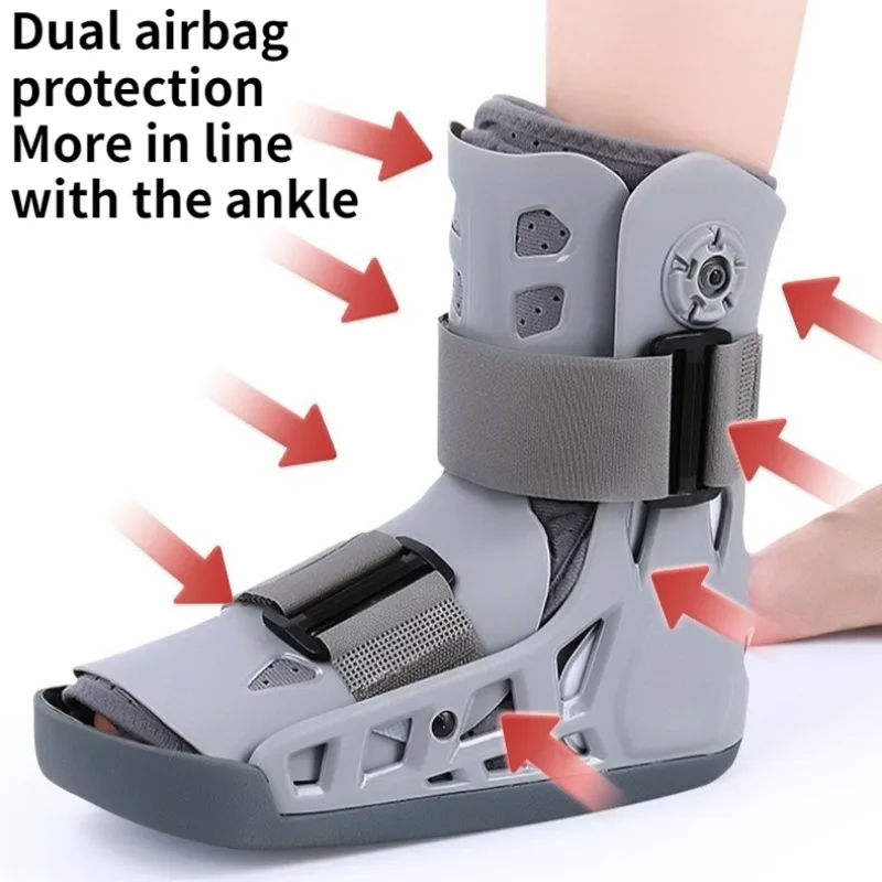 Inflatable Airbag Walking Boots Non-slip Shockproof Lightweight Breathable Walking Boots High-quality Rehabilitation Supplies
