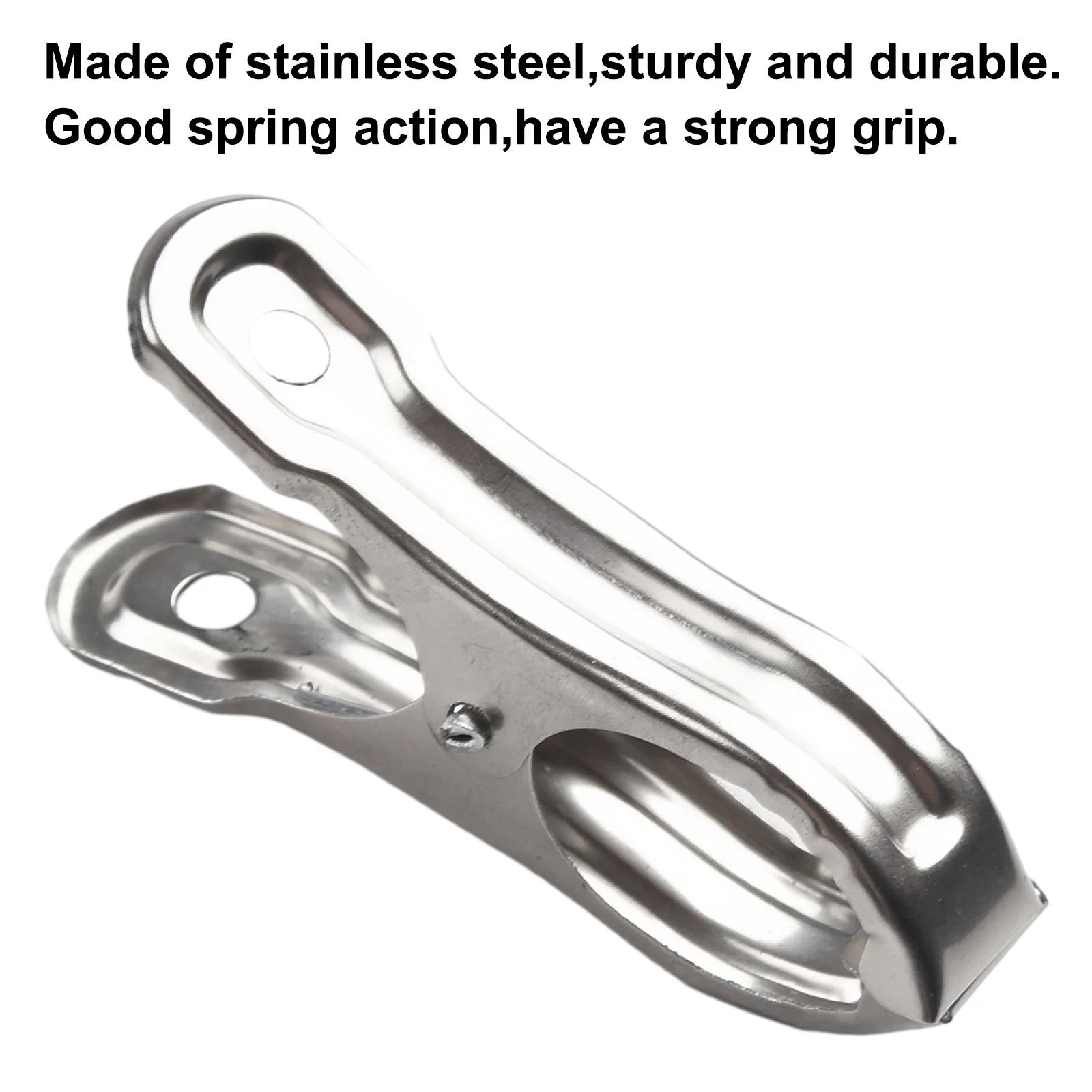 Greenhouse Clips 40 PCS Stainless Steel for Securing Garden Netting Covers Plastic Films on Metal Wooden or PVC Frames