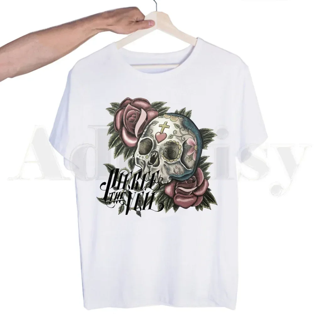 Pierce The Veil Post-hardcore Band Music Fans Tshirts Men Fashion Summer T-shirts Tshirt Top Tees Streetwear Harajuku Funny