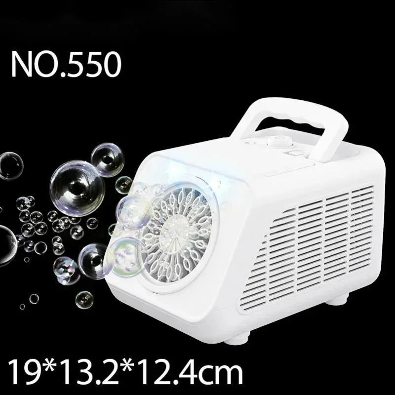 Electric Stage Bubble Machine Multi Hole Handheld Party Gathering Fully Automatic Bubble Blowing Portable Wedding Performance