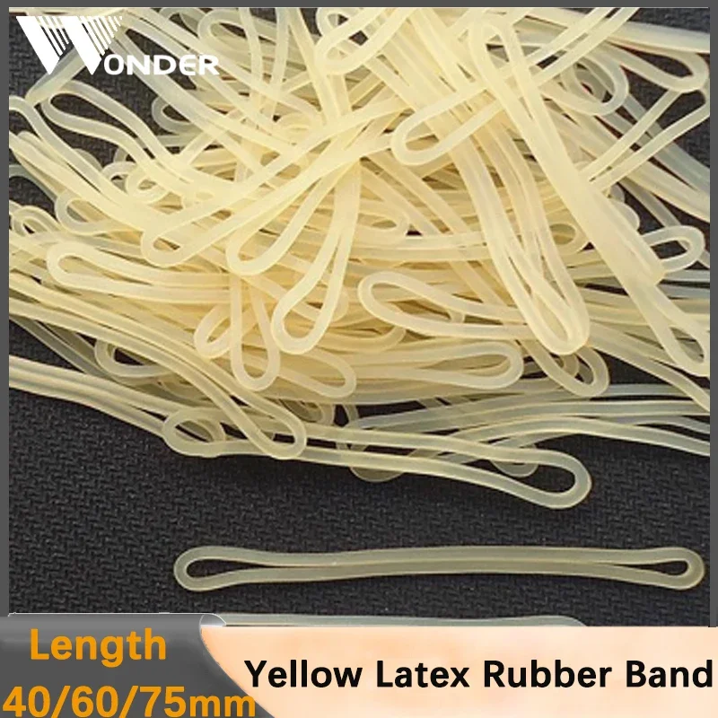 High Elastic Latex Rings High Temperature Resistance Rubber Bands For Office Home School 40/60/75mm