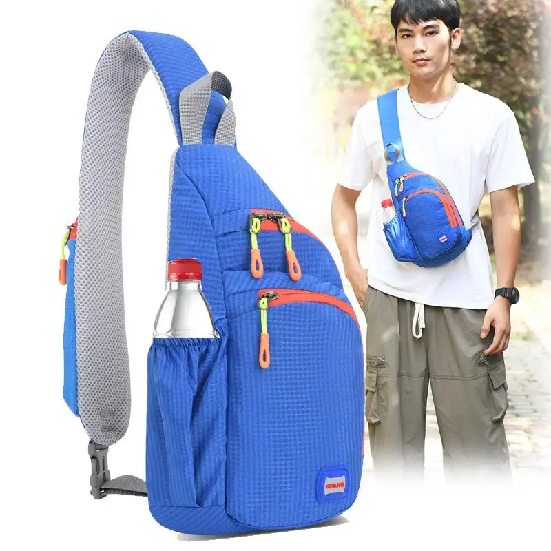 korean-sle-kids-chest-bag-ex-single-oulder-travel-bag-nylon-material-foldable-soft-casual-leisure-pure-color-pattern