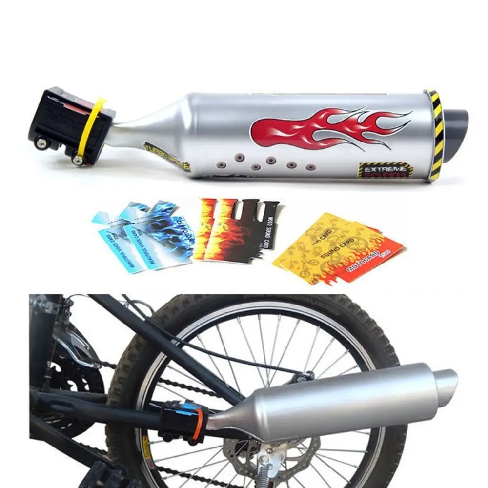 Sound Wild Bicycle Exhaust Pipe Motorcycle Effects Sound Simulator Bike Tools Turbine 6 Different Turbo Mechanical Sound