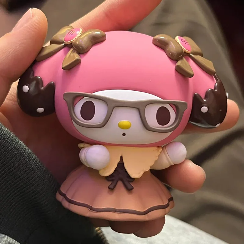 حقيقي Miniso صندوق أعمى بلدي ميلودي سلسلة شاي بعد الظهر زخرفة العصرية اللعب المرآب عدة نموذج سطح المكتب الحلي هدايا عيد الميلاد