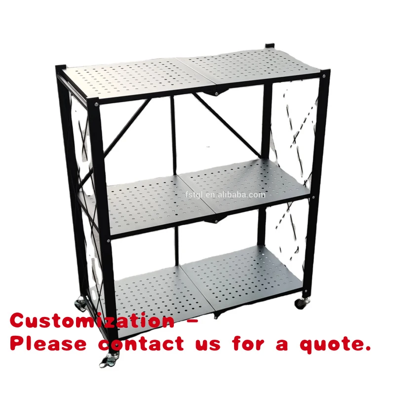 Customize.Convenient Shelf Folding Display Rack