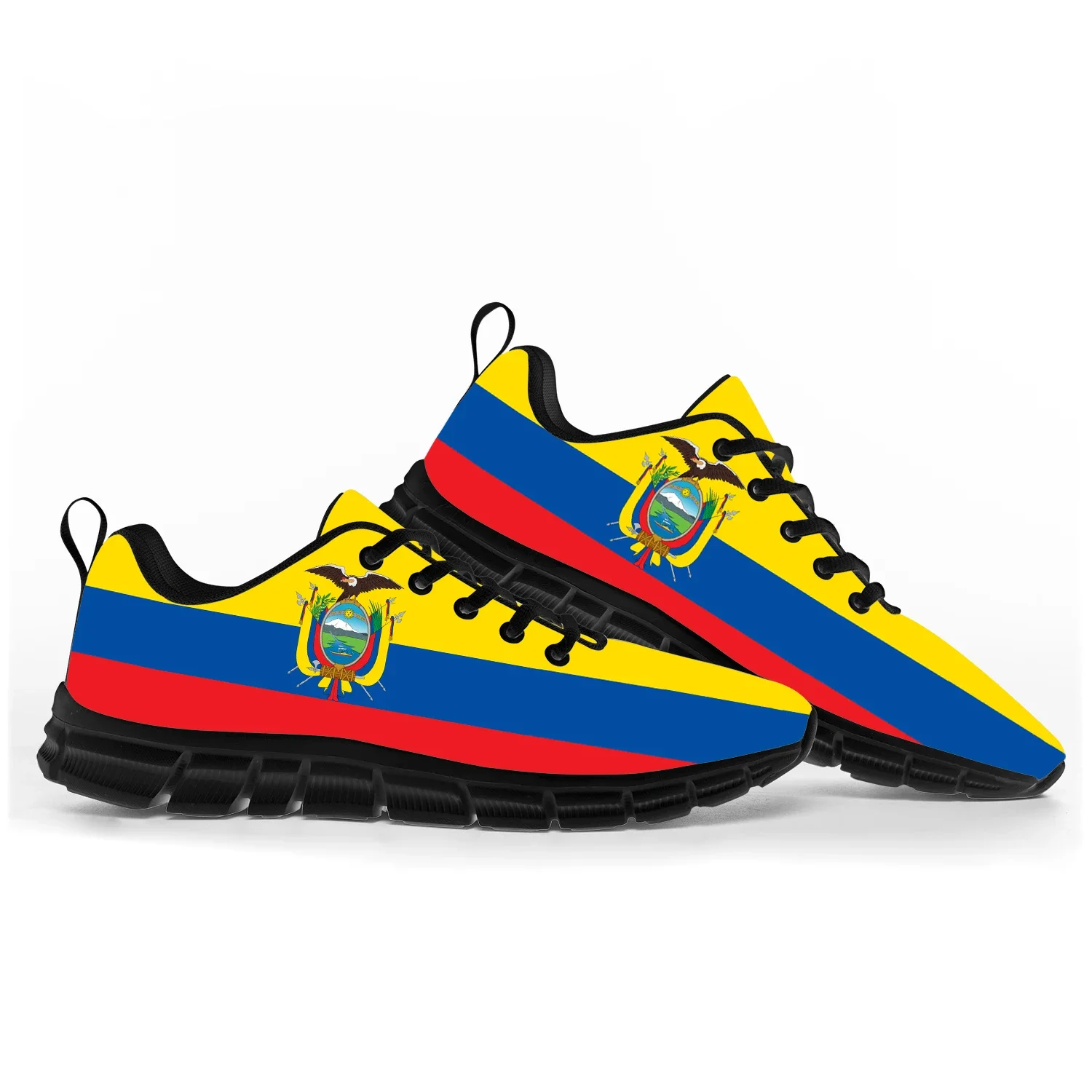 Ecuador Flagge Sportschuhe Herren Damen Teenager Kinder Kinder Turnschuhe Ecuador lässig benutzer definierte hochwertige Paar Schuhe