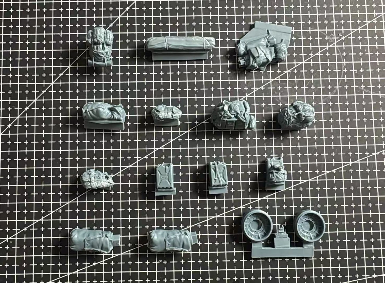 1/35 Casting Resin Model Assembly Kit, GK, M60A1/A3 Tank Resin Car Mounted Component DIY Model, Unpainted