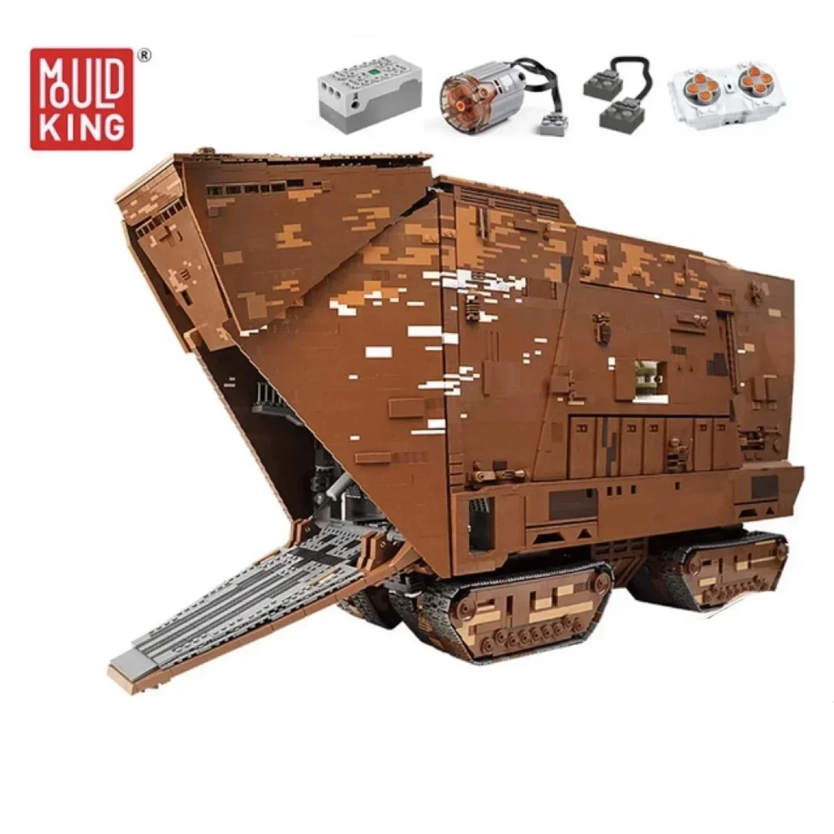 Mouild King 21009 The cavegod UCS sandcrawler บล็อกตัวต่อของเล่นโมเดลประกอบอิฐของเล่นเพื่อการศึกษาของเด็กของขวัญคริสต์มาส