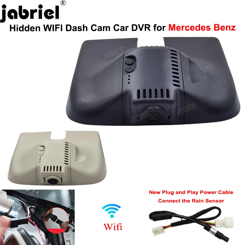 Jabriel for Mercedes Benz ML w166 w164 ml320 ml350 for Mercedes Benz GL x164 x166 gl320 gl350 gl450 Dashcam 1080P Wifi Dash Cam