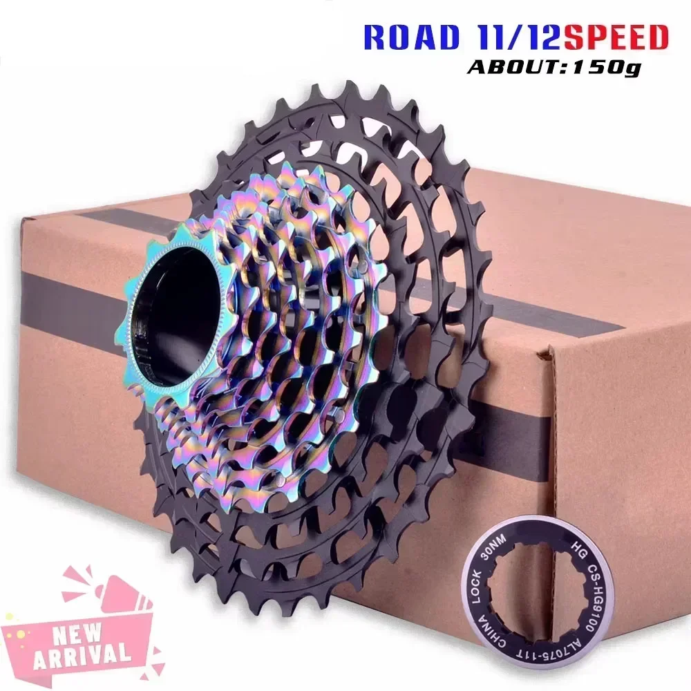 Ultralight Cassette 11 12 Speed Cassette Road Bike Hg Freewheel Sprocket 36t 34t 32t 11-Speed 12-Speed Sprocket 11v 12v Flywheel