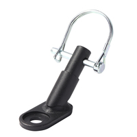 Bike Trailer Hitch Coupler Set Steel Bicycle Traction Head Towbar Cycling Accessories for Children Trailer Couplers