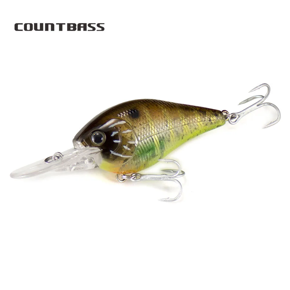 

Floating Crank Baits 60mm 2-23/64" 12.6g 7/16 oz. Dive 0.8-1.2m 2.6-4' Plastic Hardbait Lures, Leurre for Fishing Wobblers Plug