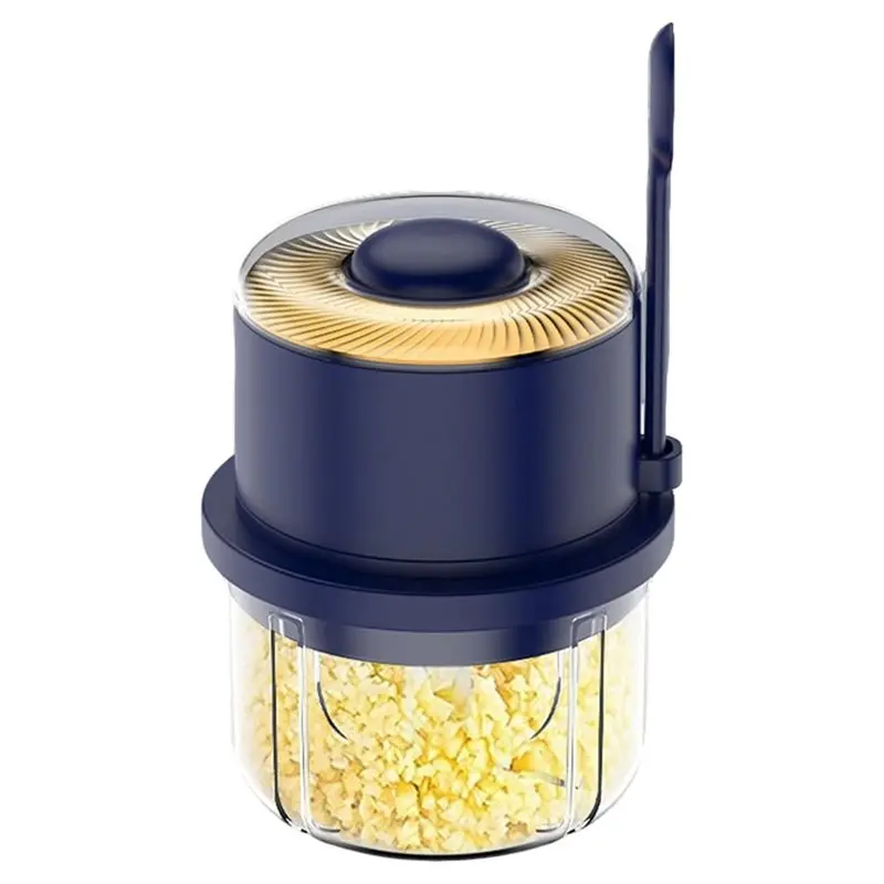 【LAST CHANCE】Large Glass Cup Electric Chopper 6-Blade Portable Wireless Food Processor For Garlic, Meat, Ginger Easy-Clean