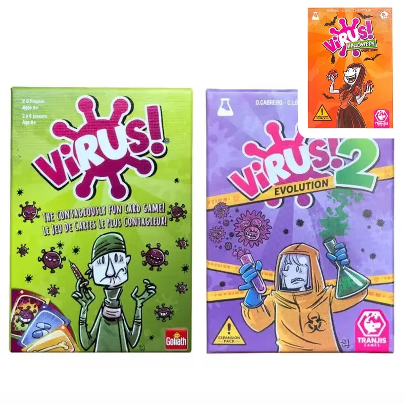 

Карточные игры VIRUS VIRUS2, игровая карта, интерактивная игрушка для родителей и детей, игра для семейного сбора